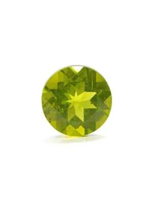 3.3 Ct Peridot Round Cut Loose Gemstone - Image 1 of 3
