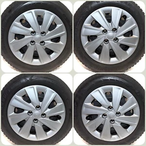 Kia Rio III IV Stahl-Felgen Radkappen Winter-Reifen 185/65 R15 LK 4x100 ET46 - Bild 1 von 4