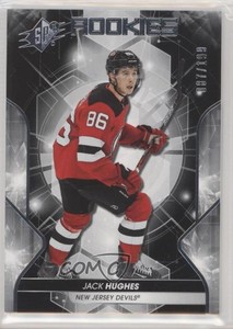 2019-20 SPx Rookies /199 Jack Hughes Tier 2 Rookies #100 Rookie RC