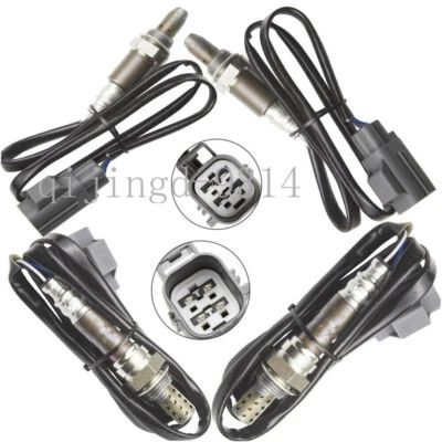 4pcs Oxygen O2 Sensors O2 1 & 2 For 2010-2015 Jaguar XK XKR V8 5.0L Upper+Lower - Image 1 of 4