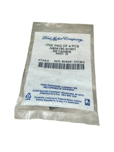 4 PIEZAS OEM FORD 1983/2007 "RETENEDOR" CLIP LÍNEA COMBUSTIBLE, PIEZA N806190-S1901 - Imagen 1 de 1