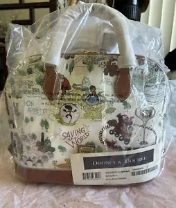 NEW DOONEY BOURKE DISNEYPARKS PIXAR MAP SATCHEL RATATOUILLE INSIDE OUT TOY STORY - Picture 1 of 21