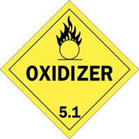 NMC DL130PR25 Explosives 1.1 1 Dot Placard Sign NMC DL130PR25 Explosives 1.1 1 Dot Placard Sign