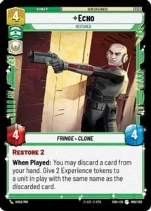 Echo - Restored - Foil #099/262 Star Wars Unlimited Shadows of the Galaxy - Picture 1 of 1