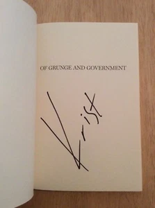 SIGNED by Krist Novoselic Nirvana - Of Grunge & Government Let's Fix This Broken - Picture 1 of 9