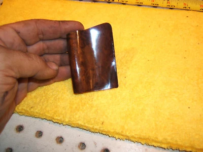 Mercedes Early R129 SL Right Pass US door BELOW switch BURL wood 1 Cover,Type#1  - Image 1 of 4