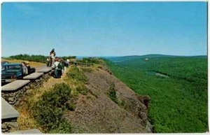 Blick vom Top Brockway Mountain, Copper Harbor Keweenaw Co MI Michigan 1960er - Bild 1 von 1