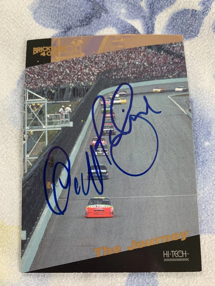 Geoff Bodine autographed Brickyard 400 race card - Image 1 of 1