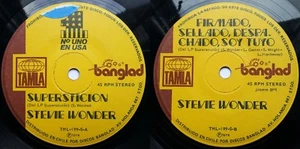 STEVIE WONDER SUPERSTITION/SIGNED SEALED DELIVERED 1976 RARE CHILEAN PRESS ONLY! - Picture 1 of 11