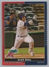 Alex Real 2016 Grandstand Fort Myers Miracle Twins Minor League 