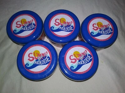 Lote de 5 velas perfumadas Starlume 3,9 oz en lata Summer Paradise Foto 1 de 4