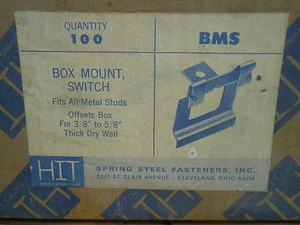 HIT FASTENERS BMS BOX MOUNT SWITCH FOR METAL STUD - Picture 1 of 1