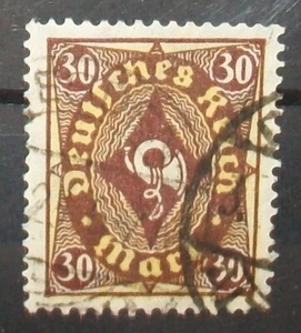 N°588T STAMP DEUTSCHES REICH CANCELED CHECKED Aus - Picture 1 of 1