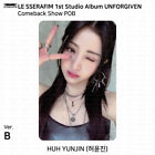 Le Sserafim 1st Studio Album Unforgiven Comeback Show POB M2 Benefit Photocard