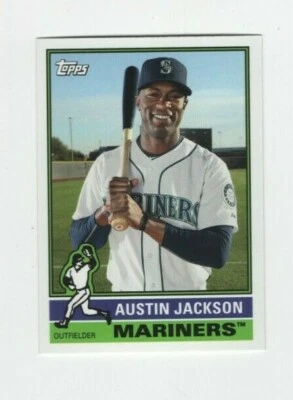 2015 TOPPS ARCHIVES RETRO 1976 AUSTIN JACKSON SEATTLE MARINERS #140 - Image 1 of 4