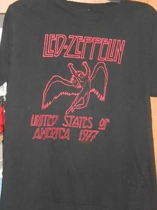 VTG LED ZEPPELIN T SHIRT ADULT LARGE NO SIZE TAG - Picture 1 of 1