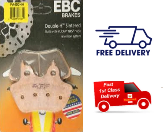 Pastillas de freno traseras sinterizadas EBC Harley Davidson FXDS-CON Dyna convertibles 2000-02  Foto 1 de 1