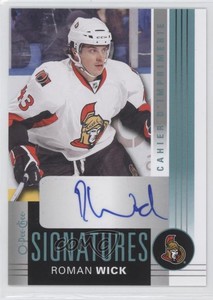 2013-14 O-Pee-Chee Signatures Roman Wick #OPC-RW Auto