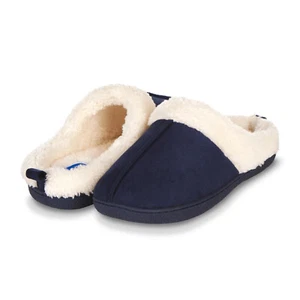 New Floopi Women's Indoor Outdoor Lined Clog Slippers Memory Foam Navy S ( 5-6 ) - Picture 1 of 5