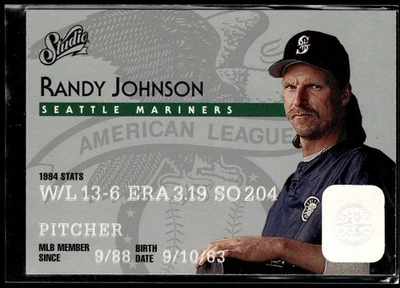 Randy Johnson 1995 Studio #48 Seattle Mariners - Image 1 of 2