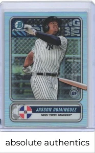 2020 Bowman Jasson Dominguez Chrome Spanning the Globe - Picture 1 of 2