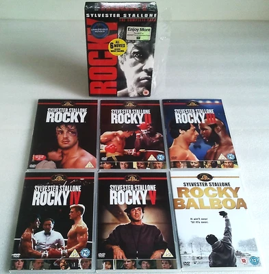 Rocky - The Complete Saga (6 DVD Box Set) Rocky 1 - Rocky 5 + Rocky Balboa VGC - Image 1 of 4