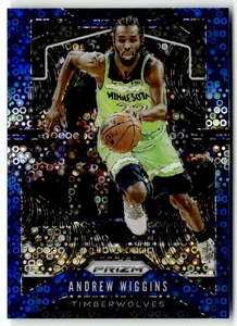 2019-20 Panini Prizm NBA No. 160 Andrew Wiggins Blue Disco Prizm 44/175 - Bild 1 von 2