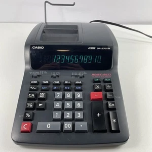 CASIO DR-270TM Extra Large Display Heavy Duty Clock & Calender 12 Digit Tax - Picture 1 of 7