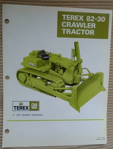 Terex 82-30 Crawler Tractor 1972 UK market sales brochure - Picture 1 of 1