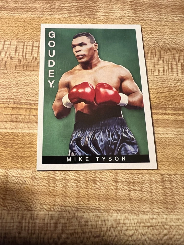 2015 Goudey #11 Goodwin Champions Boxing Card Mike Tyson Nr Mint World Champ!!! - Image 1 of 2