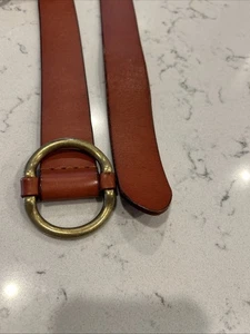 Cabi brauner Ledergürtel Messingbeschläge Damen Größe S/M - Bild 1 von 3