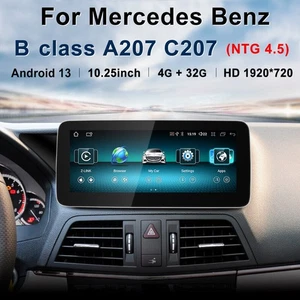 10.25" Android 13 Screen Carplay GPS Navi For Mercedes E Coupe A207 C207 NTG 4.5 - Picture 1 of 11