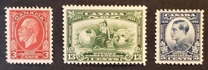 Stamps Canada Mint: #192-94 set of 3 Imperial Economic Conference VF MH - Picture 1 of 1