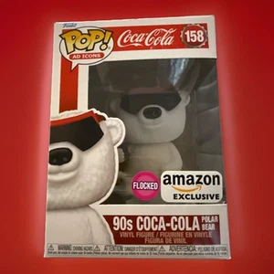 Funko Pop! Vinyl: Coca-Cola - 90er Eisbär (beflockt) - Amazon Box beschädigt - Bild 1 von 9