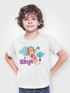 Paw Patrol Skye Official Kinder T-Shirt Kleinkind Geburtstag Geschenk Pfotenparty Tee Shirt - Bild 1 von 8