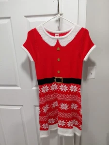 Mädchen Holiday Time Weihnachten rot Elfe Pullover Kleid Größe XL - Bild 1 von 3