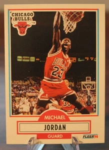 1990-91 Fleer MICHAEL JORDAN #26 Corrected Version - Chicago Bulls - Picture 1 of 2