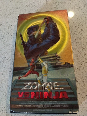 Zombie Vs Ninja VHS Tape Horror Martial Arts Very Rare Wu Tang Clan  - Image 1 of 4