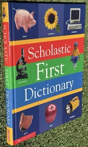 Scholastic Children's Dictionary Scholastic Inc. 1996 Illustrated Hardcover - Foto 1 di 4