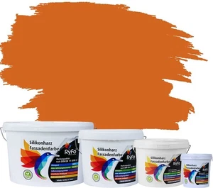 RyFo Colors Silikonharz Fassadenfarbe Lotuseffekt Trend Orangetöne - bunte Farbe - Bild 1 von 54
