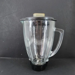 Oster Accurate Blender 14 Speed Replacement Glass Pitcher 6 Cup w/Lid & Blades - Picture 1 of 9