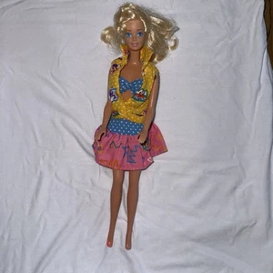 Barbie Malibu Doll Mattel 1986 California Summer Swim Dress - Picture 1 of 6