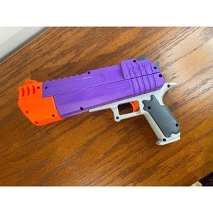 Fortnite Nerf SP-L Elite Dart Blaster Desert Eagle Purple Orange Grey Gun Pistol - Picture 1 of 6