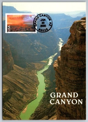 #C135 Grand Canyon Airmail FDC Maxi Card - Image 1 of 2