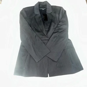 Reset by Jane Tie Waist Blazer Mini Dress Career Wear in Black size Medium NWT - Picture 1 of 12