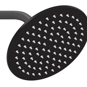 8 Inch round Matte Black Rain Shower Head Stainless Steel High Pressure Shower - - Picture 1 of 9