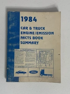 1984 Ford Car & Truck Engine / Emission Facts Book Summary - Foto 1 di 4