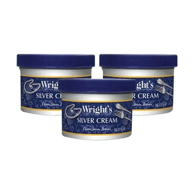 Wright's Silver Cleaner and Polish Cream - 8 Oz 3 PACK - Image 1 of 3