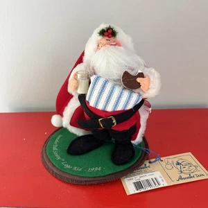 Annalee Doll Society Logo Kid 1994 Santa Christmas Puppe Vintage Figur Figurine - Bild 1 von 7