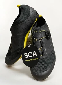 Soulcycle Legend 2.0 Cycling Shoes Black/Yellow Size EU37 /US6.5 Indoor/Outdoor - Picture 1 of 14